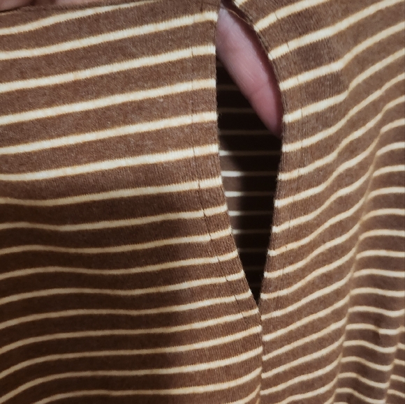 Weekend Suzanne Betro Women's Tunic Size 1X Brown /Beige - Picture 3 of 9